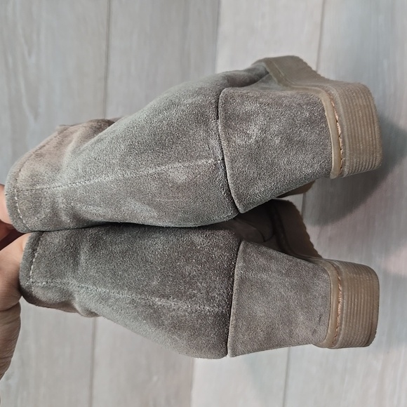 Sofft Women's Siri Dardanos Taupe Wedge Ankle Boots Aqua Shoes Sz 8.5M - Picture 7 of 14